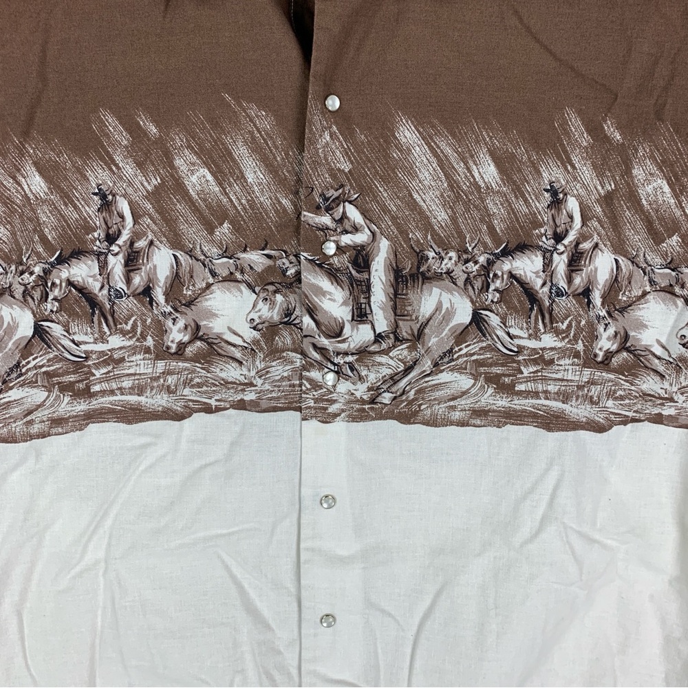 Panhandle Slim Shirt XL Brooks Dunn Pearl Snap Horse Rodeo Cowboy Western